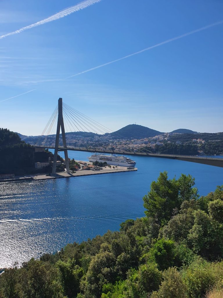 Franjo Tuđman bridge in Dubrovnik